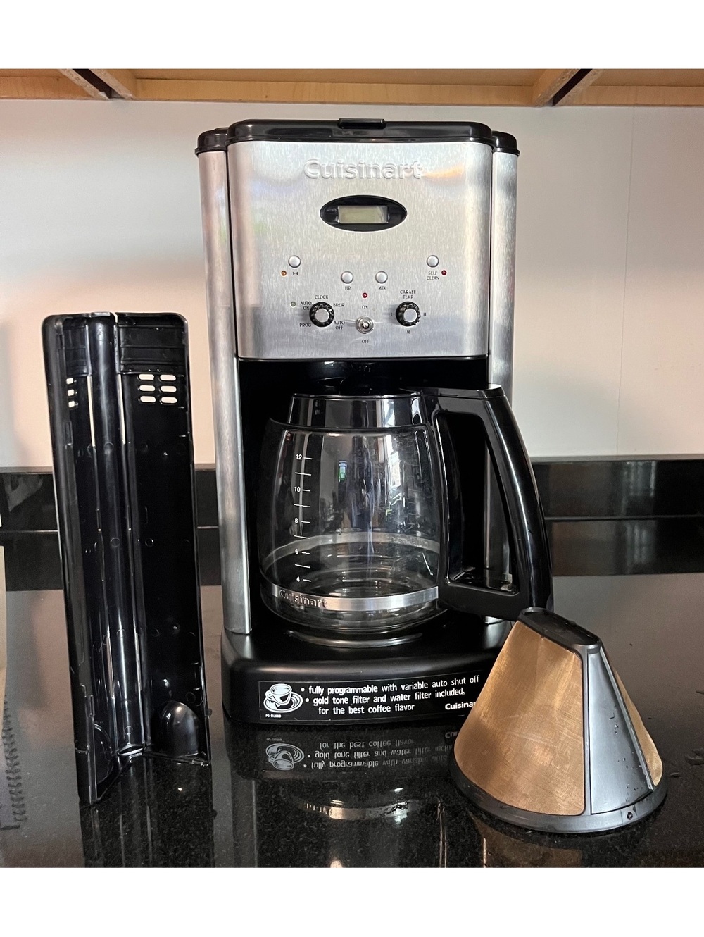 Cuisinart Brew Central 12-Cup Programmable Coffeemaker TESTED WORKS see video